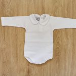 Body cuello bebé algodón