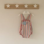 Peto Rayado Botones Rojos