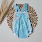 Peto Tela Vichy Turquesa