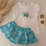 Conjunto Falda Tortugas Capri