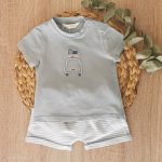 Conjunto Coche Pantalón Rayas