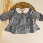 Vestido Topos Imitación Vaquero