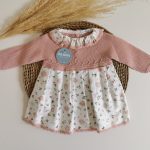 Vestido Combinado Tela Flores