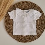 Blusa cuello volante