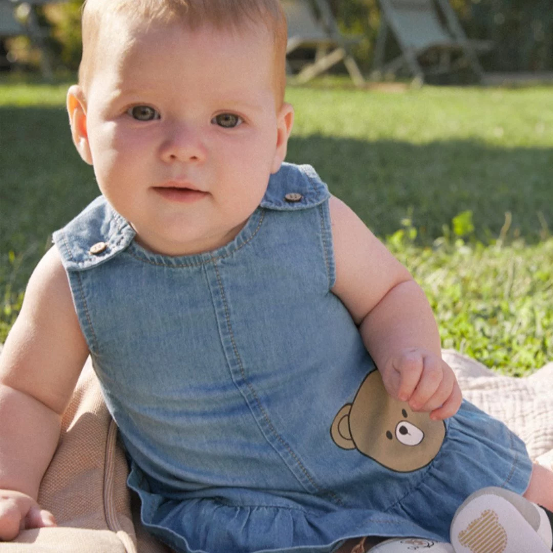 Vestido + Gorrito Oso - Imagen 2