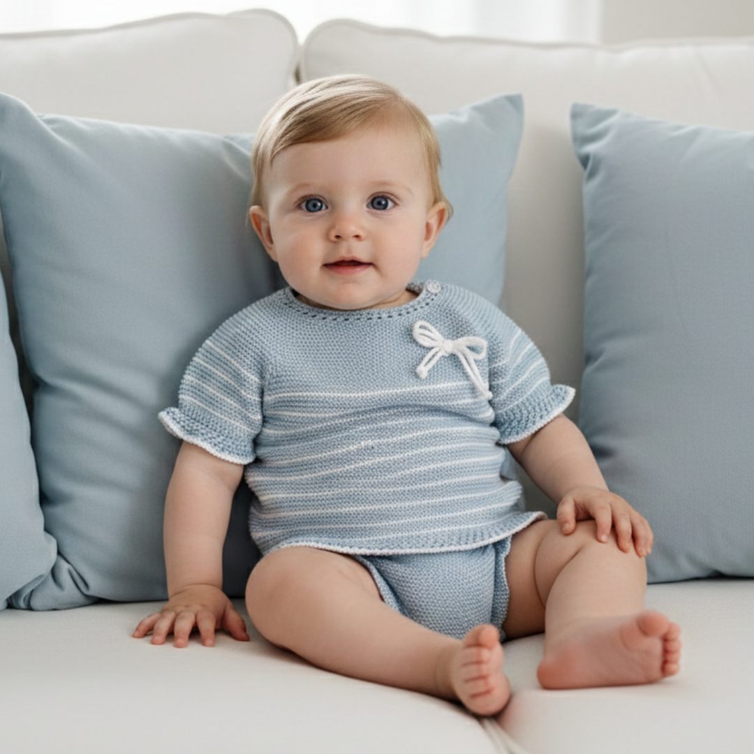 2 Conjunto Hilo Rayado Juliana - Imagen 1