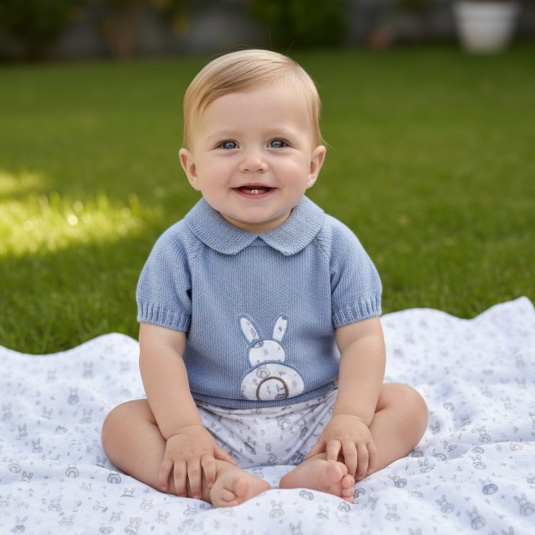 4 Conjunto Hilo Juliana Conejitos - Imagen 1