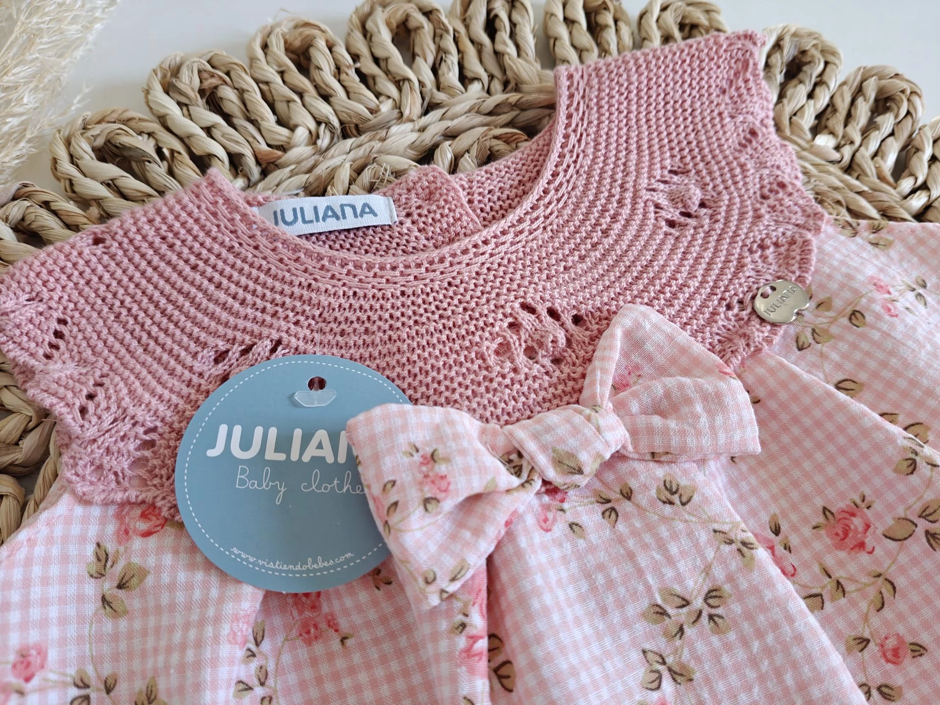 Vestido Rosas Lazada Juliana - Imagen 2