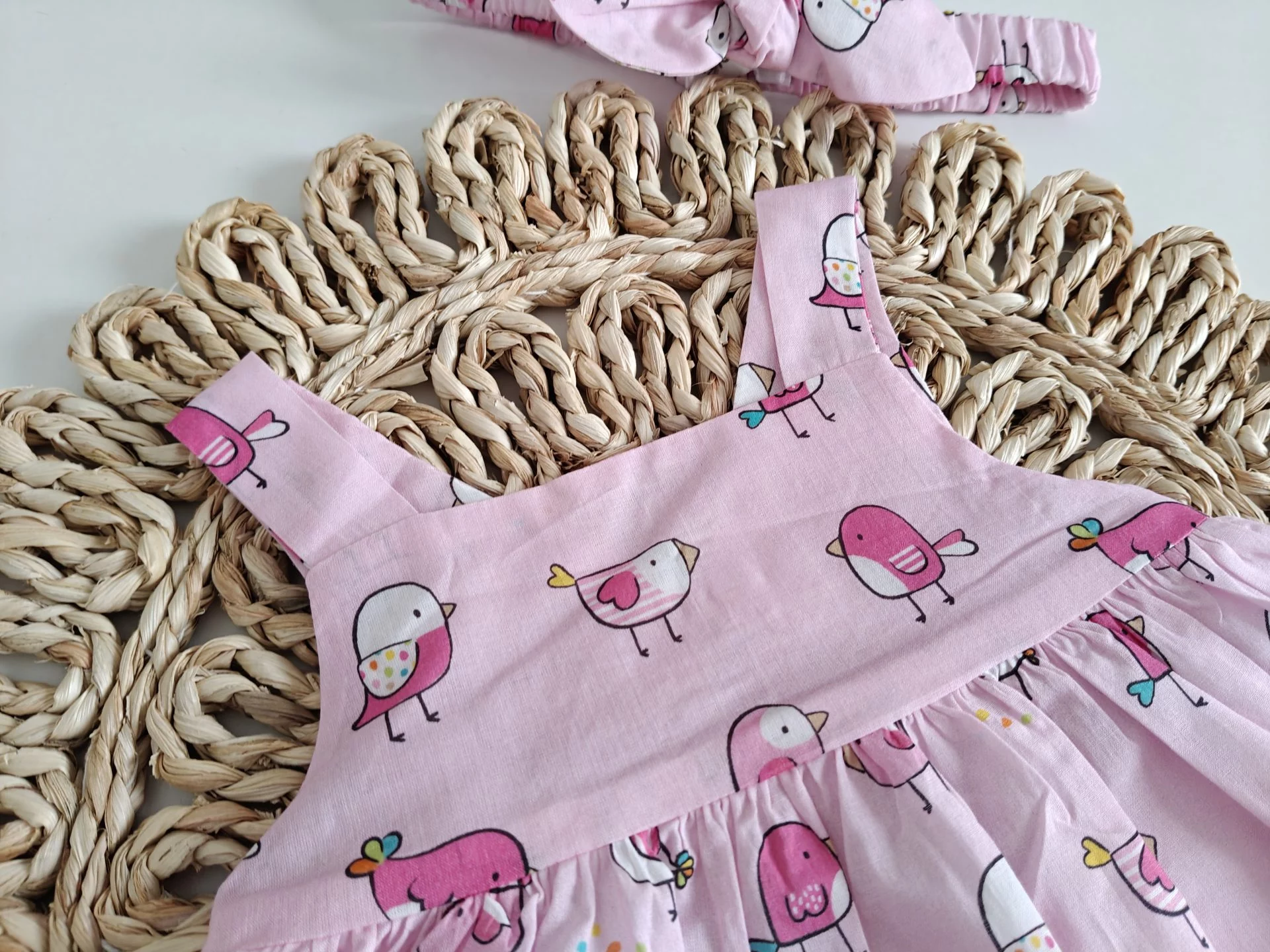 Vestido + Diadema Mayoral Pajaritos - Imagen 3