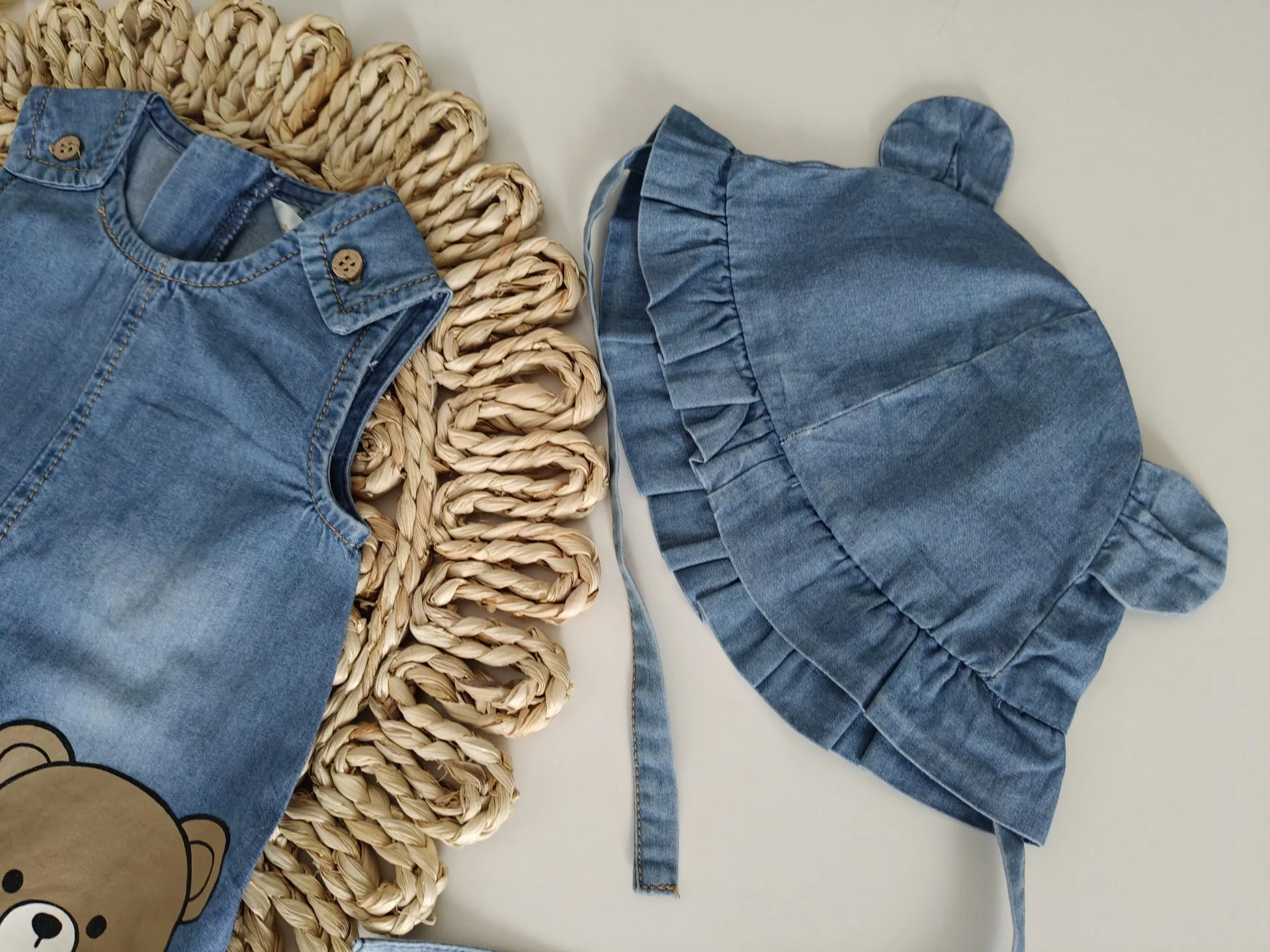 Vestido + Gorrito Oso - Imagen 6