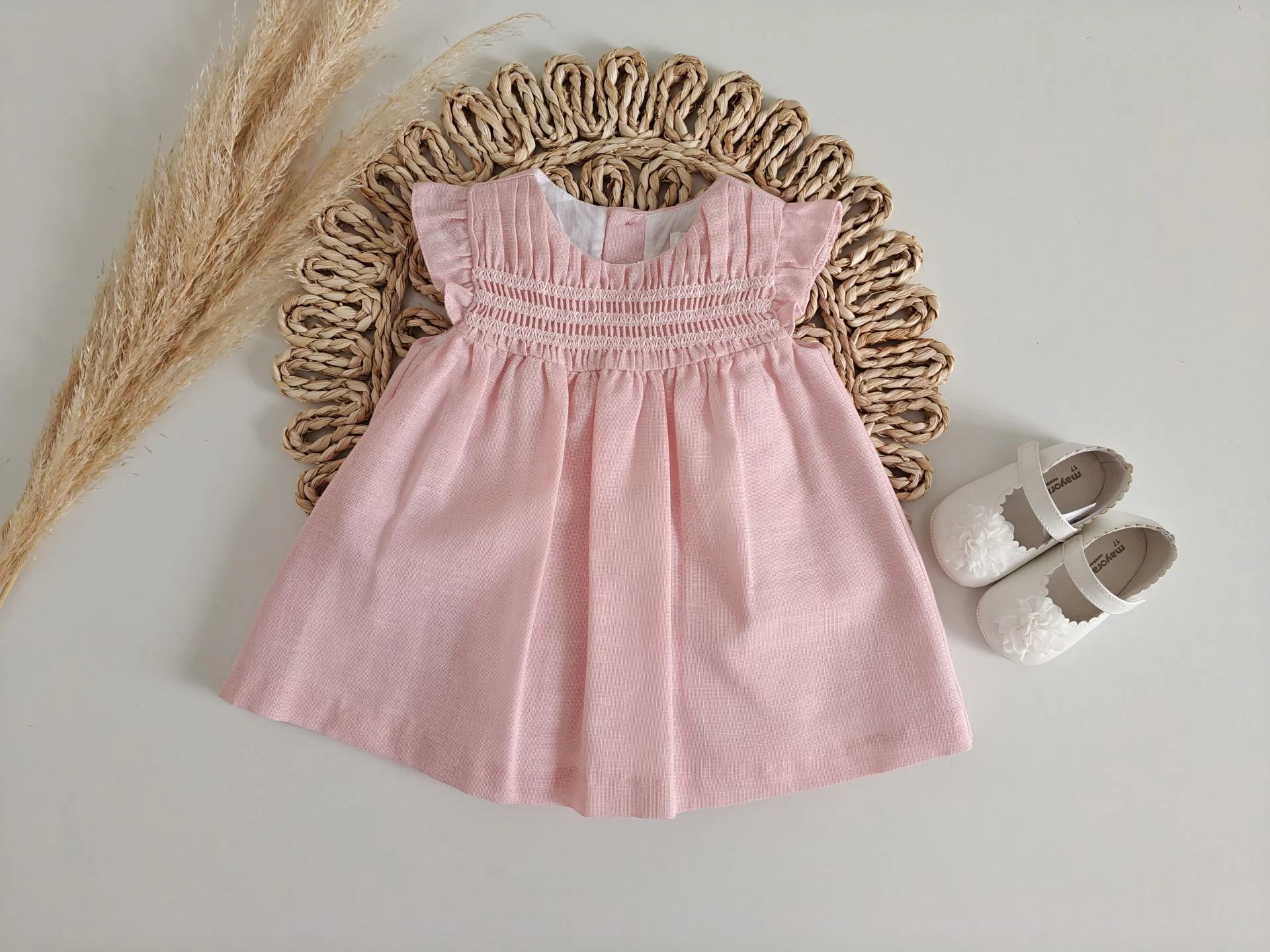 Vestido Nido de Abeja Gasa - Imagen 5