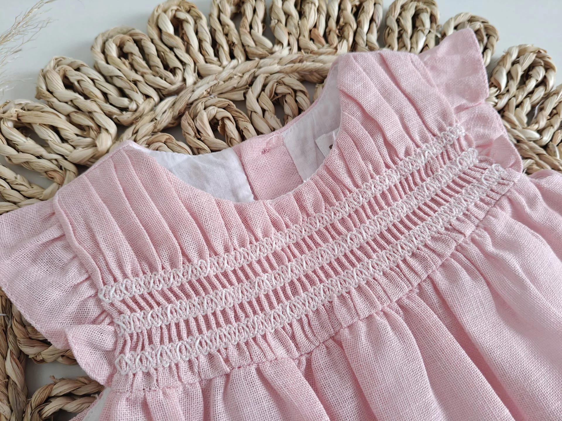 Vestido Nido de Abeja Gasa - Imagen 2