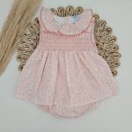 Jesusito Smock Florecitas Coral