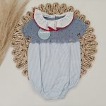 Pelele Cuerpo Punto Tela Rayada