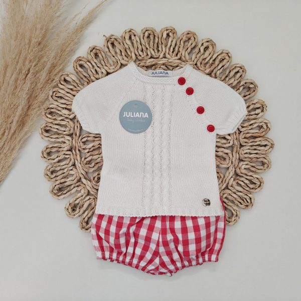 Conjunto Juliana Vichy Rojo