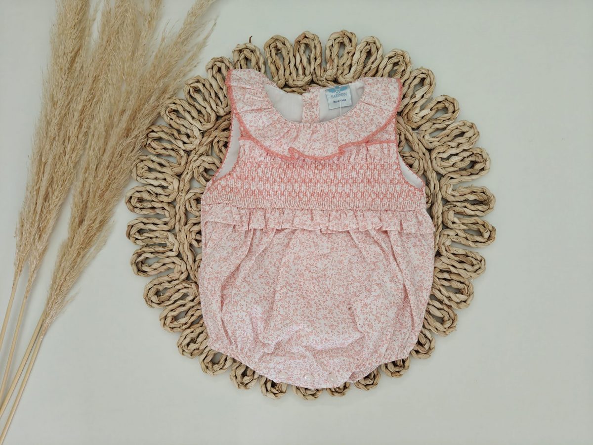 Ranita Smock Florecitas Coral - Imagen 1