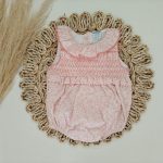 Ranita Smock Florecitas Coral