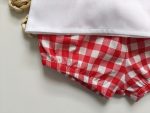 Conjunto Camisa Vichy Rojo - Imagen 4