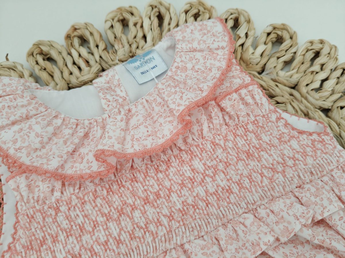 Ranita Smock Florecitas Coral - Imagen 2