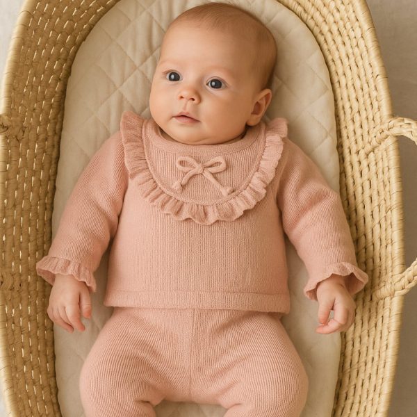 Conjunto Polaina Babero Volante
