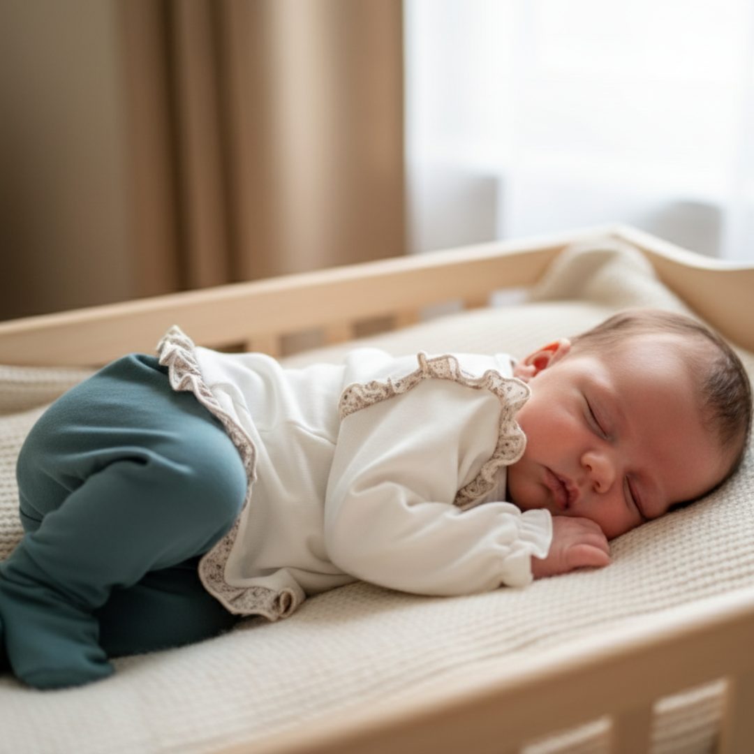 5 Conjunto Polaina Florecitas Narcea - Imagen 1