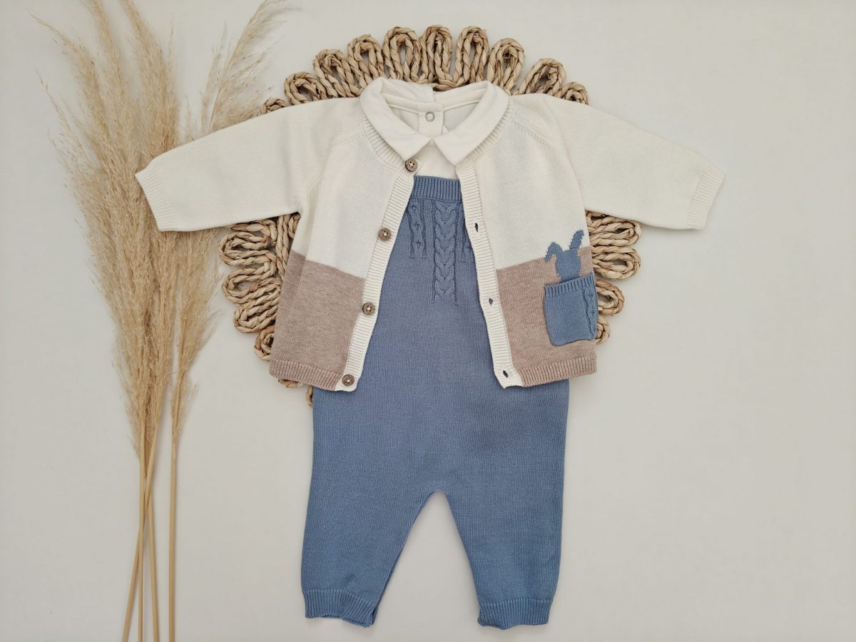 Conjunto 3P Peto Conejito Mayoral - Imagen 2