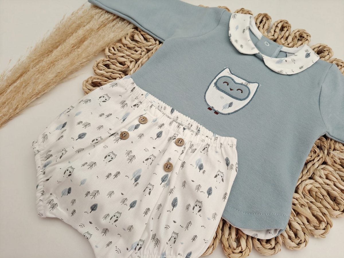 Conjunto Ranita Búho Cielo - Imagen 4