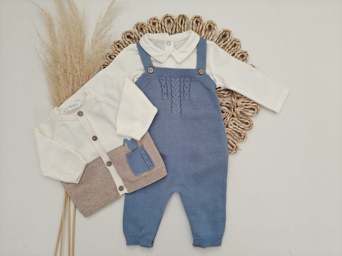 Conjunto 3P Peto Conejito Mayoral - Imagen 1