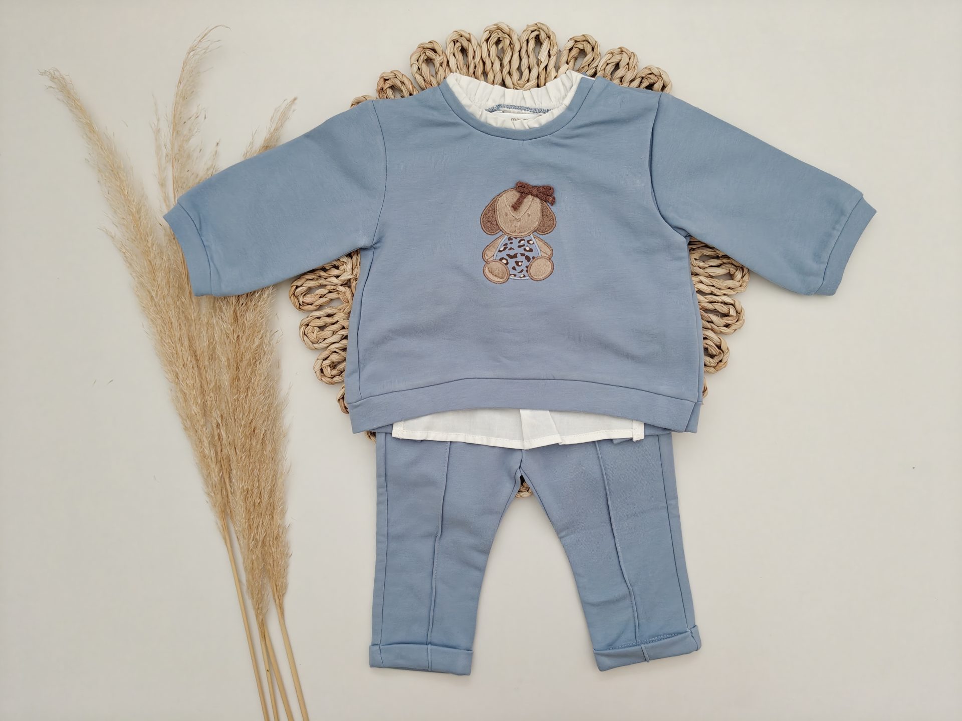 Conjunto Niña Muñequito Mayoral Cielo - Imagen 2