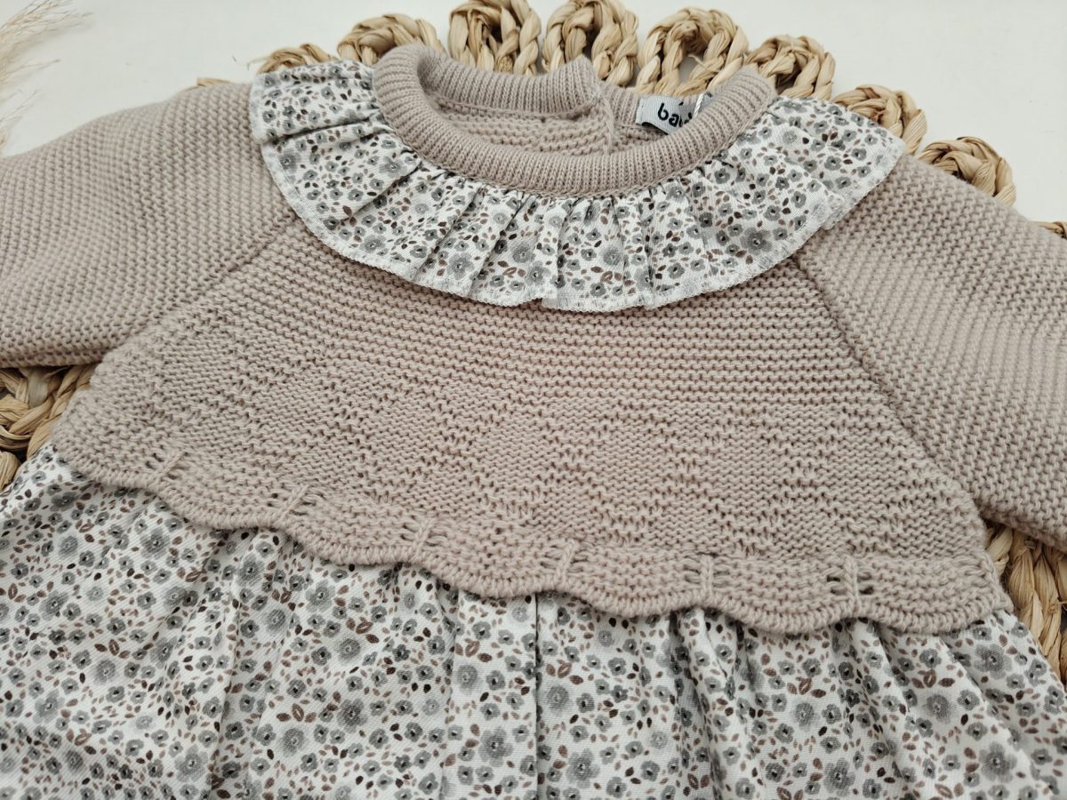Vestido Combinado Florecitas Valle - Imagen 3