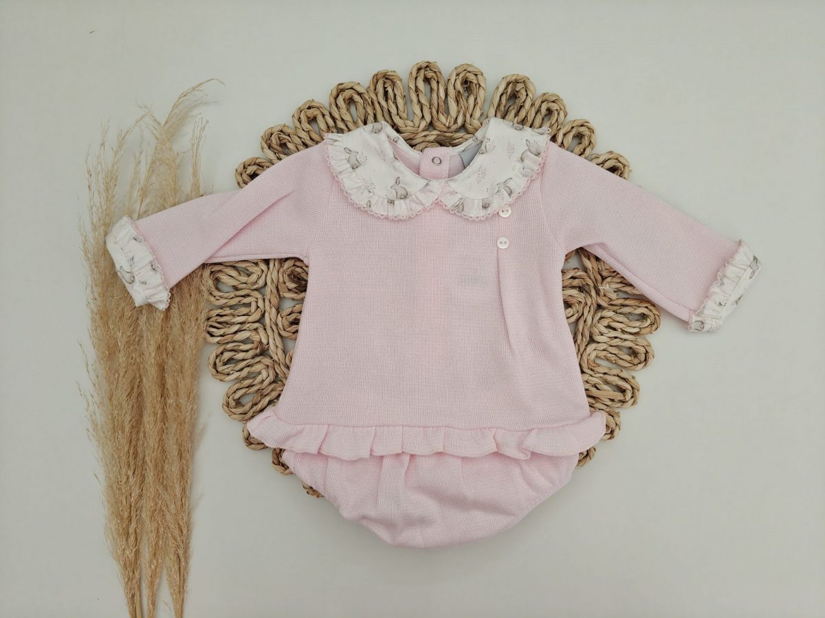 Conjunto Ranita Liebre Rosa - Imagen 2