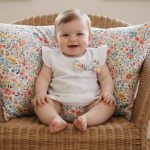 Conjunto Florecitas Tela Bordada