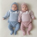 Conjunto Polaina Rayado Pompones