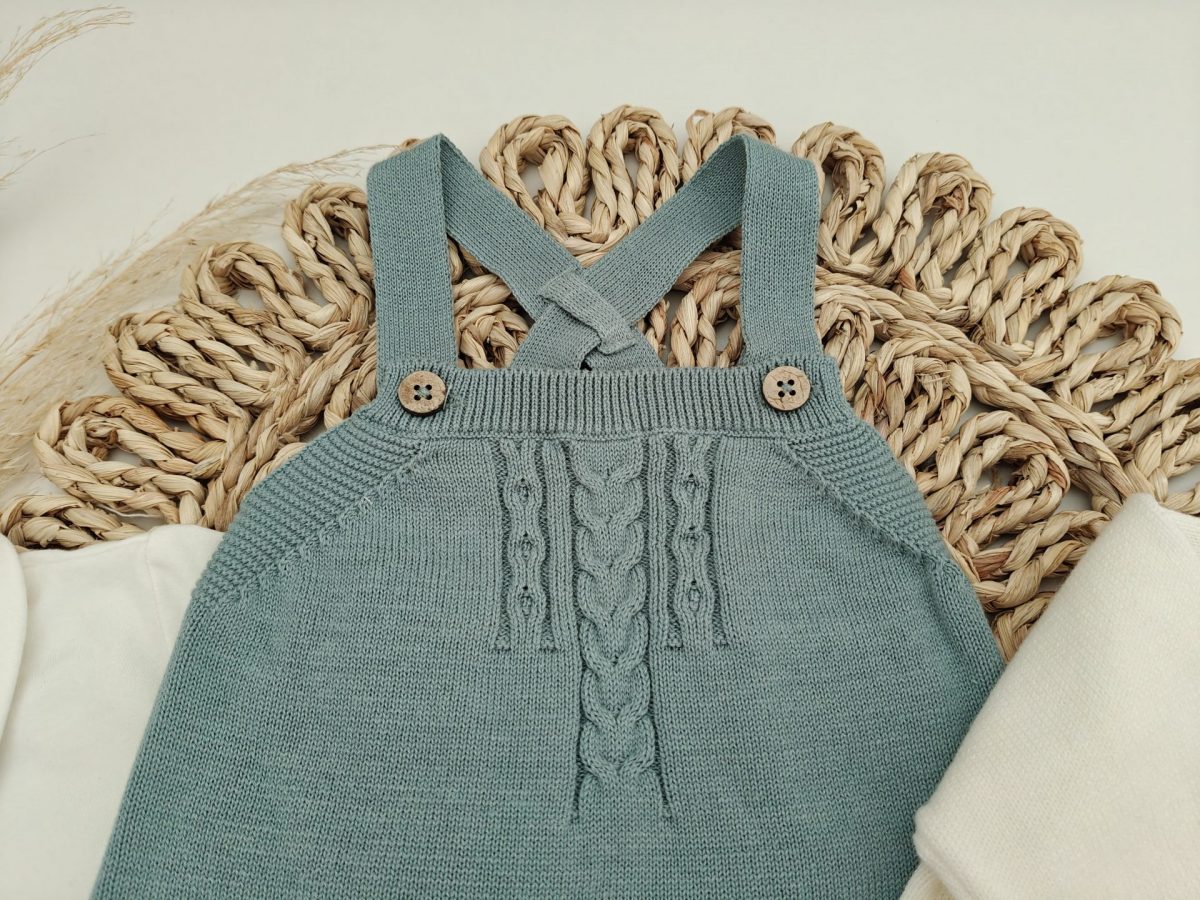 Conjunto 3P Peto Conejito Verde - Imagen 3