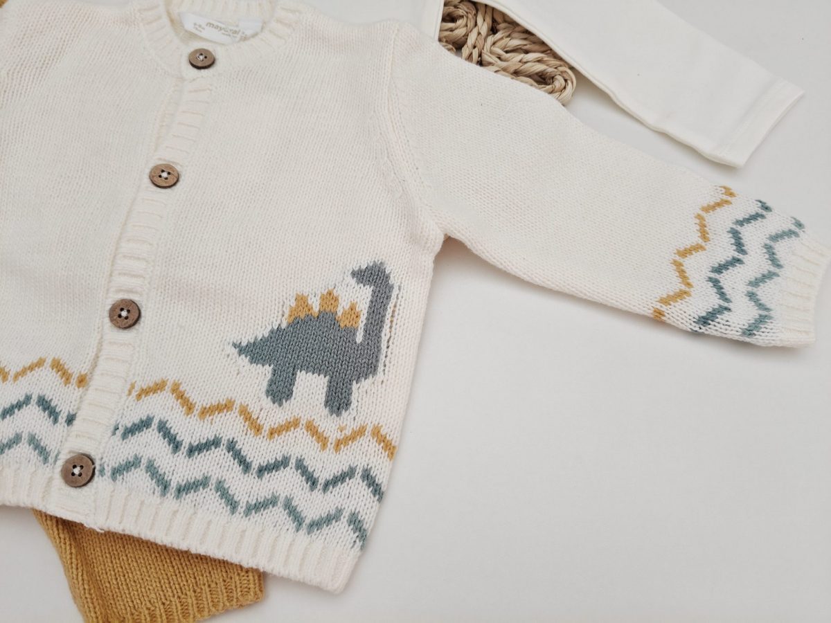 Conjunto 3P Tricot Dino - Imagen 4
