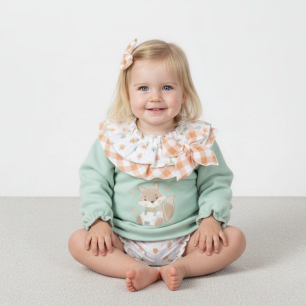 Conjunto Zorrito Cuello Volante