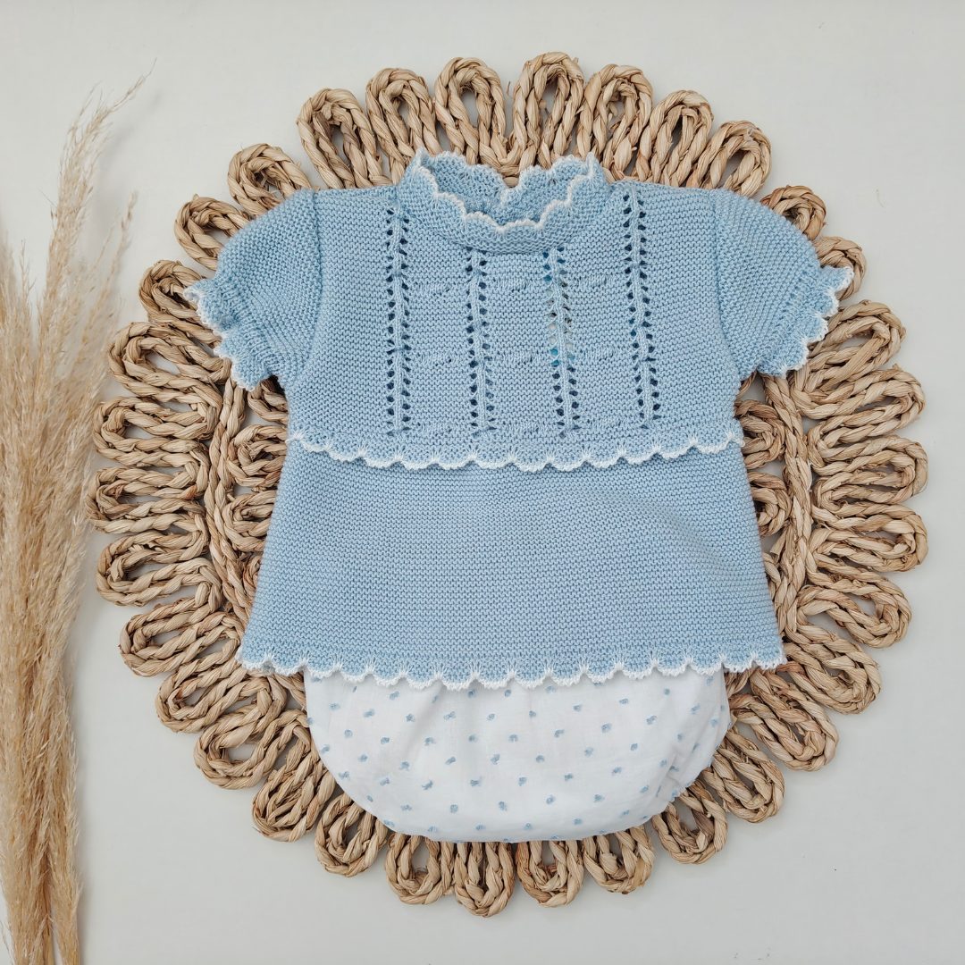 32 Conjunto Bebé Plumeti Celeste - Imagen 1