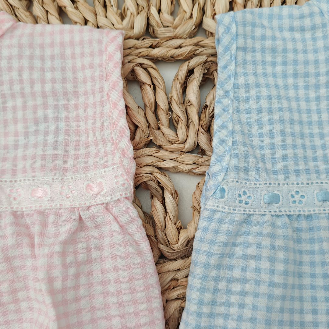 Pelele Vichy Pasacintas Sardón - Imagen 2