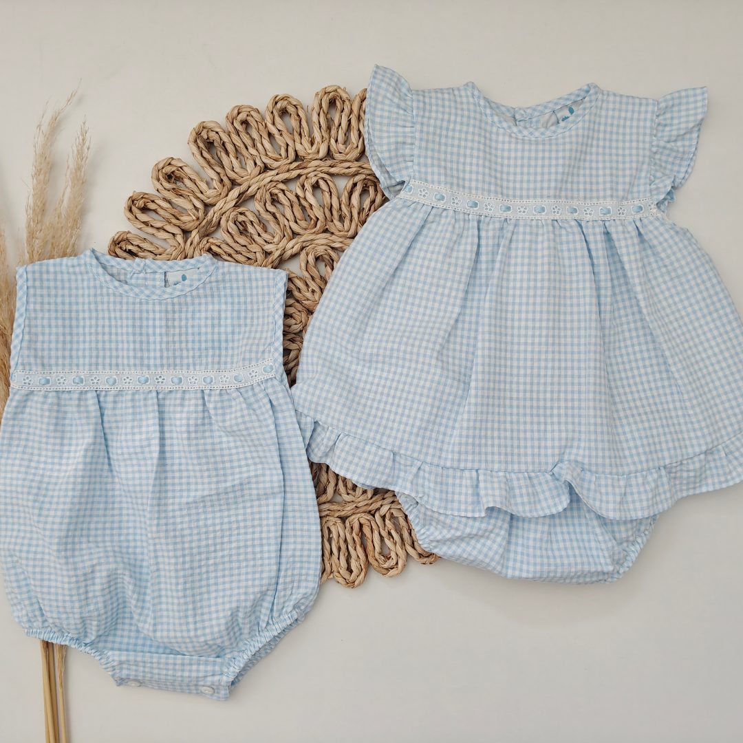 Pelele Vichy Pasacintas Sardón - Imagen 5