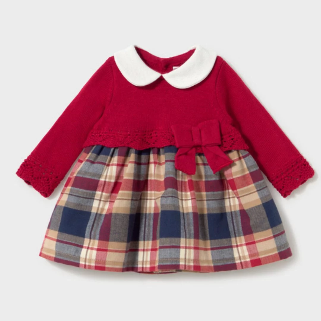 Vestido Tricot Cuadros Mayoral - Imagen 2
