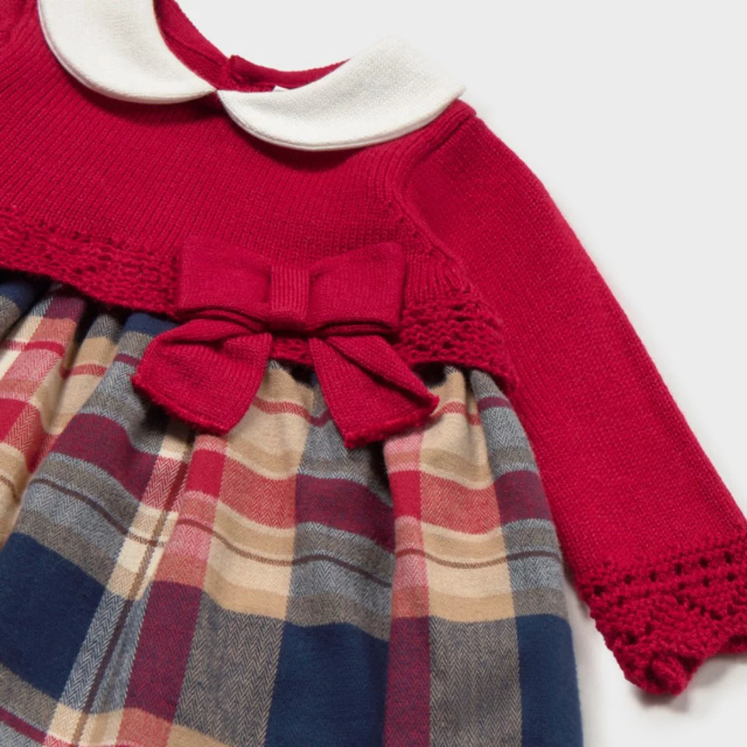 Vestido Tricot Cuadros Mayoral - Imagen 3