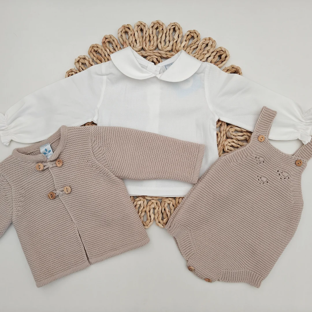 Conjunto 3P Camisa Crema - Imagen 2