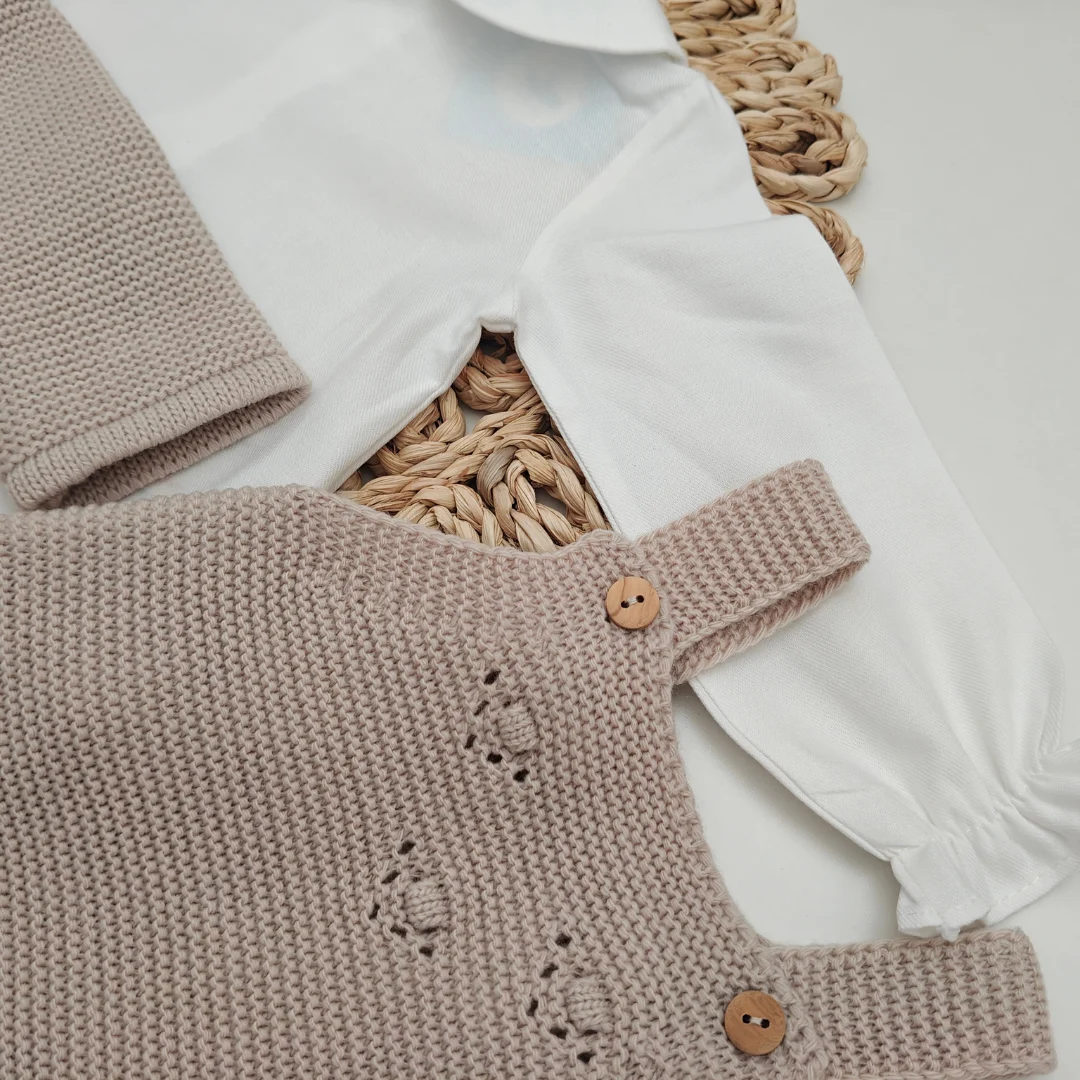 Conjunto 3P Camisa Crema - Imagen 6